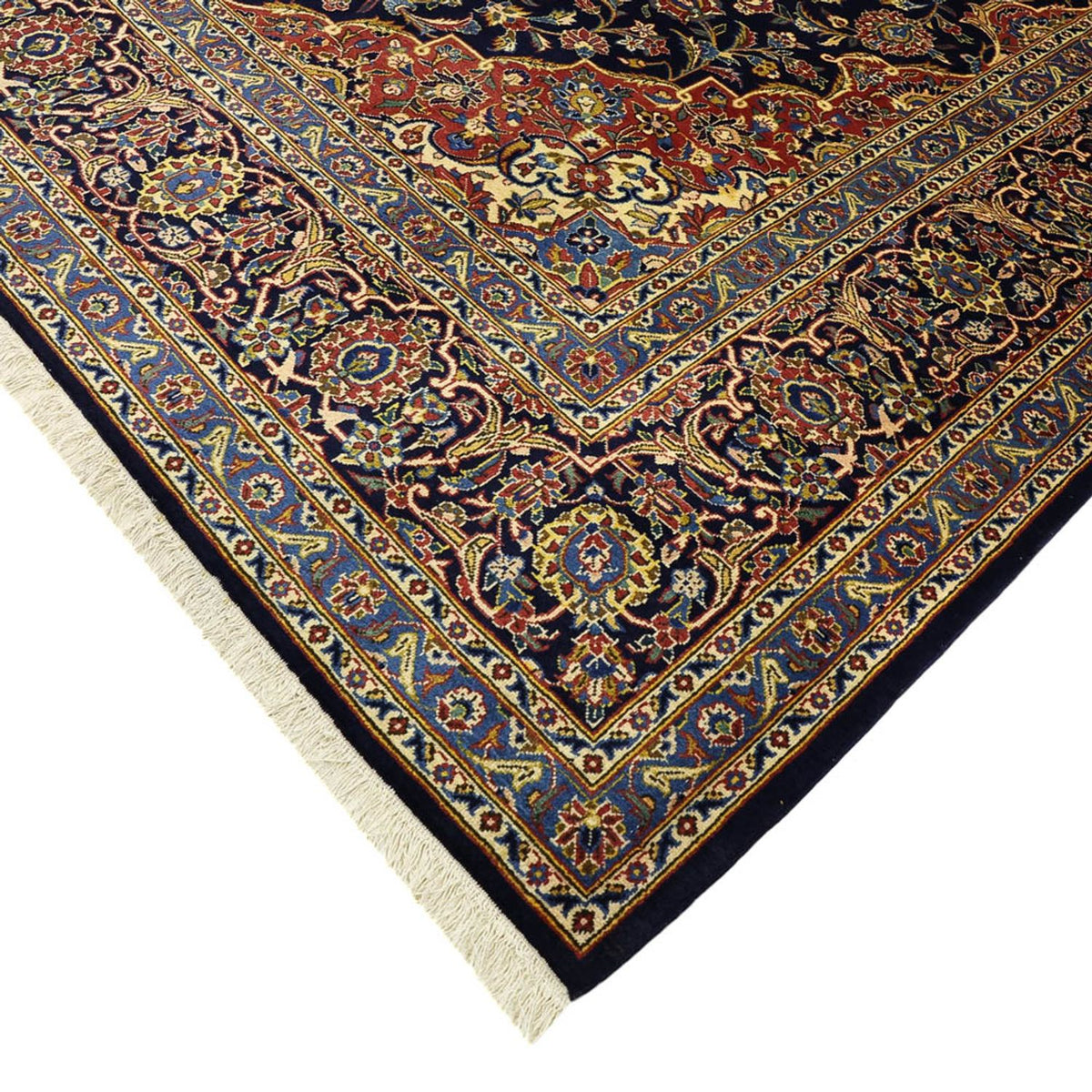 Perzisch tapijt - Keshan - 321 x 221 cm - donkerblauw