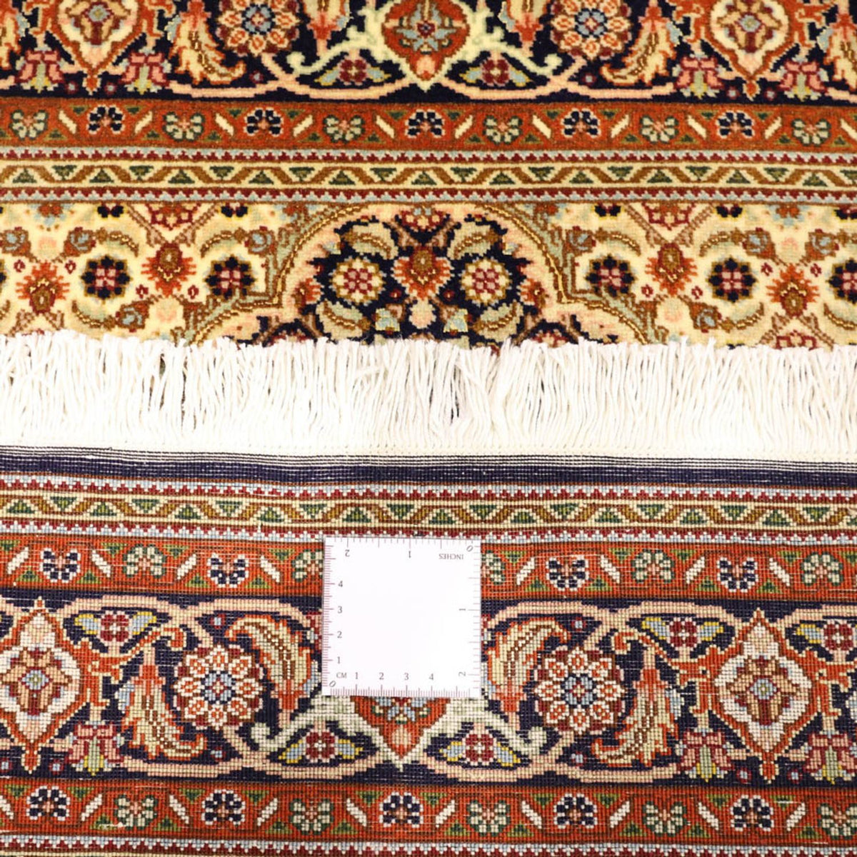 Perzisch tapijt - Tabriz - Royal - Koninklijke - 153 x 101 cm - donker beige