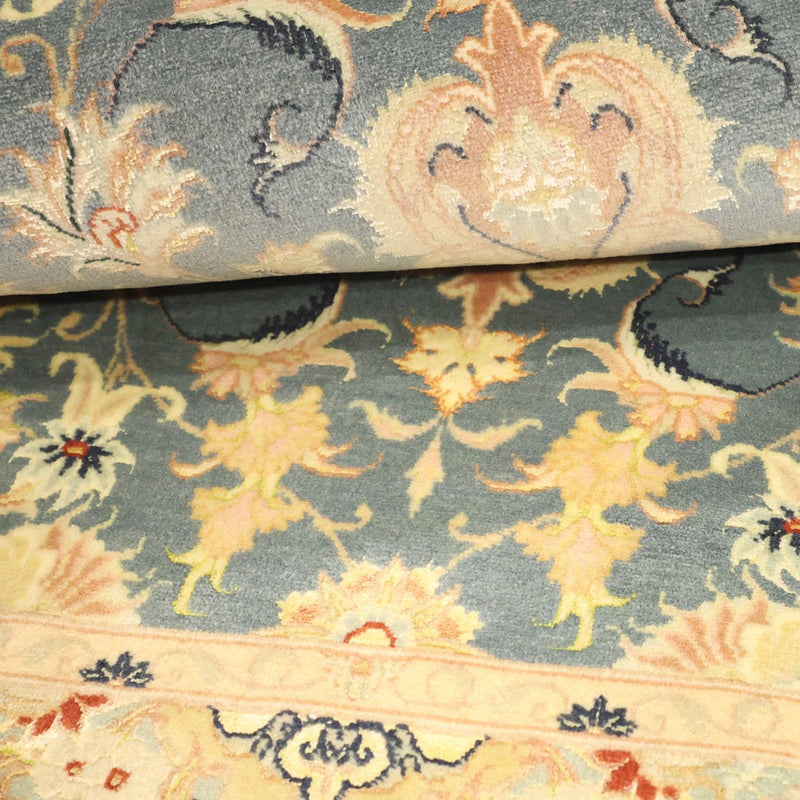 Perzisch tapijt - Tabriz - 119 x 81 cm - lichtblauw