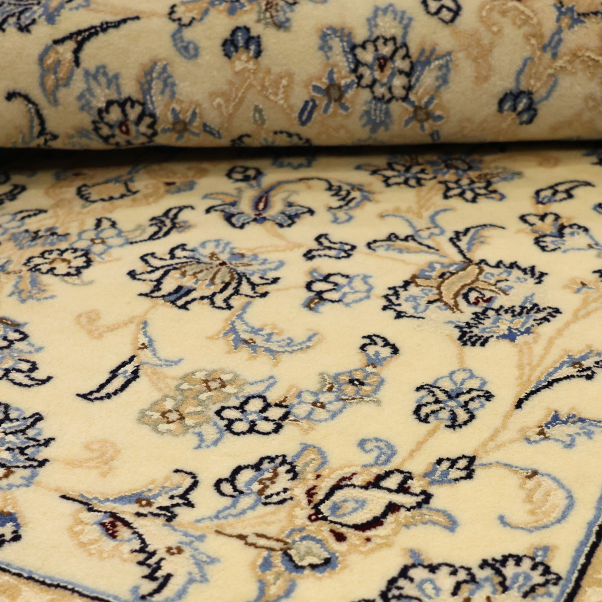 Perzisch tapijt - Nain - Koninklijk - 156 x 107 cm - zand