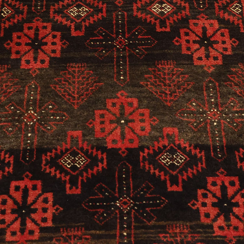 Loper Baluch tapijt - 196 x 102 cm - veelkleurig