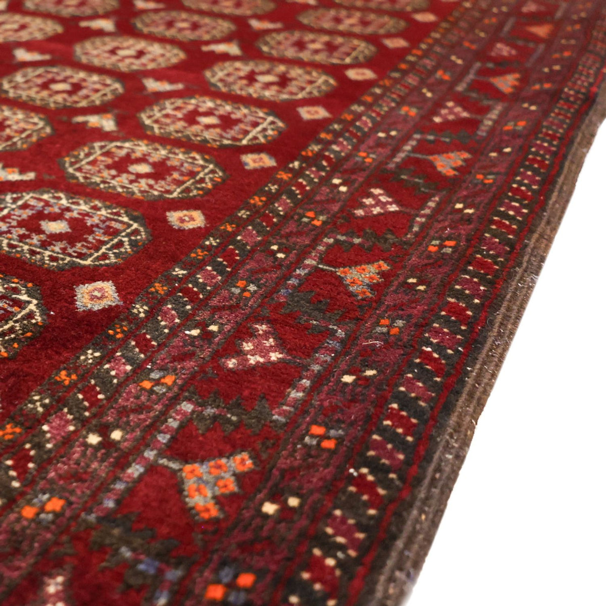 Loper Baluch tapijt - 193 x 108 cm - donkerrood