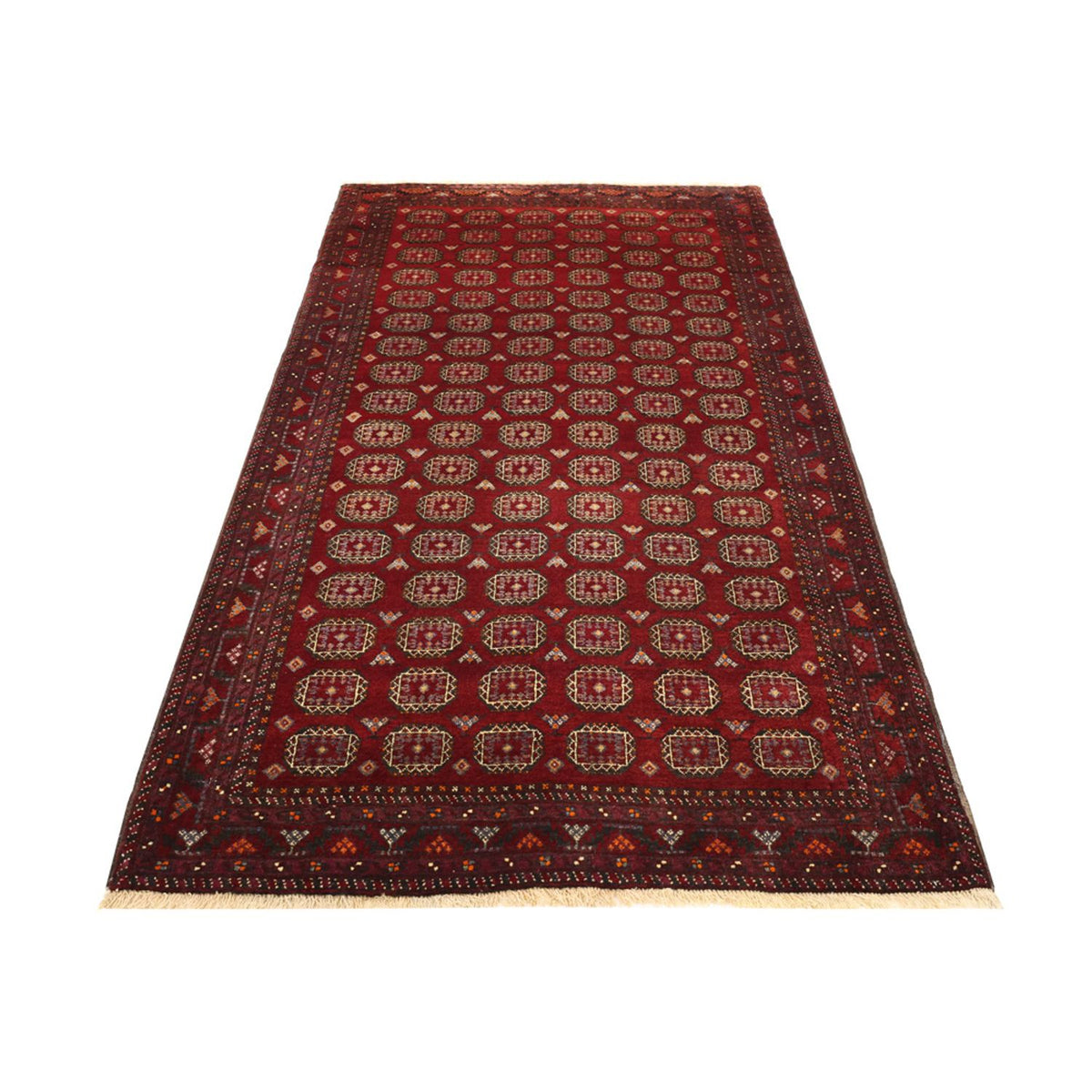 Loper Baluch tapijt - 193 x 108 cm - donkerrood