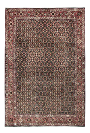 Perzisch tapijt - Bijar - Koninklijke - 301 x 203 cm - donkerblauw