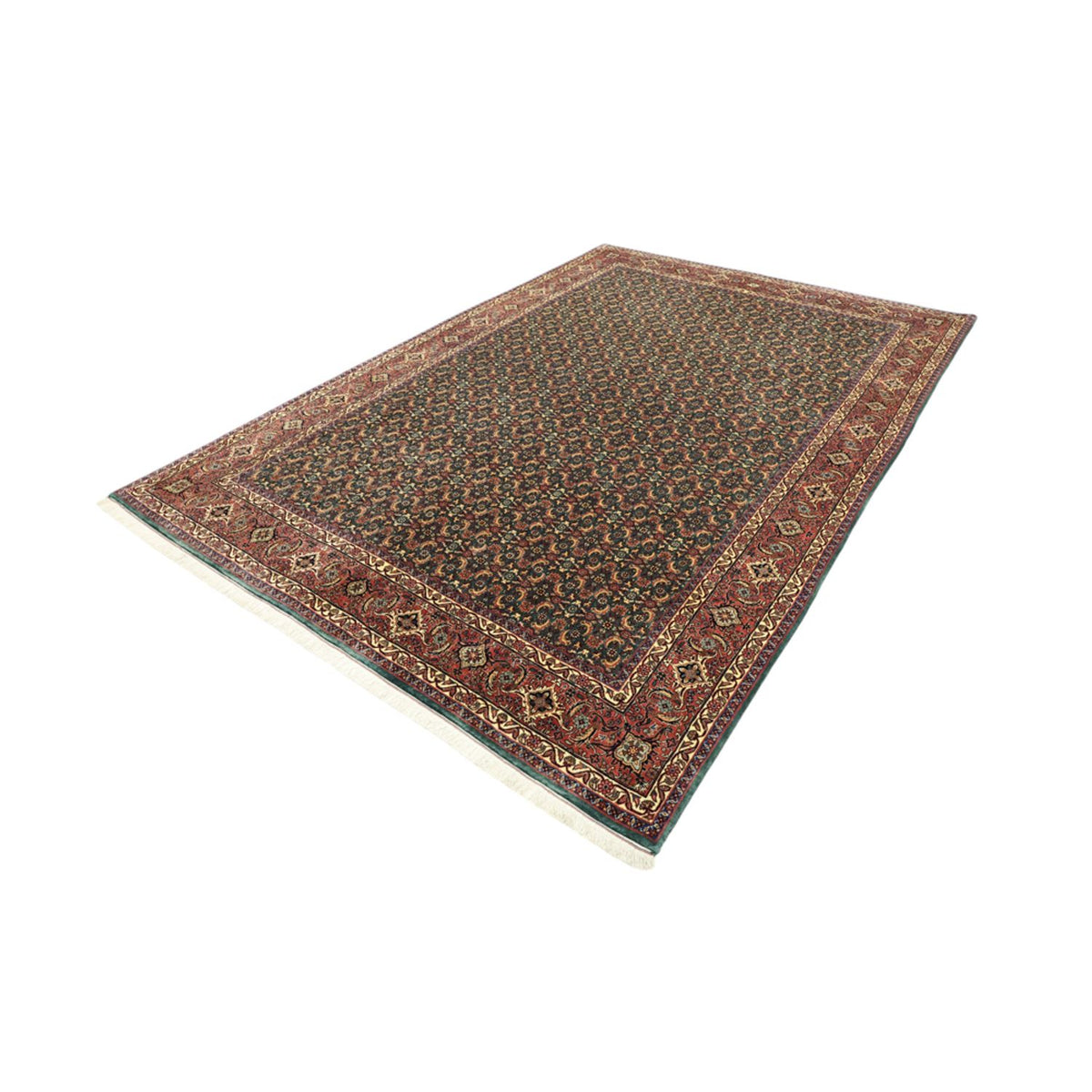 Perzisch tapijt - Bijar - Koninklijke - 301 x 203 cm - donkerblauw