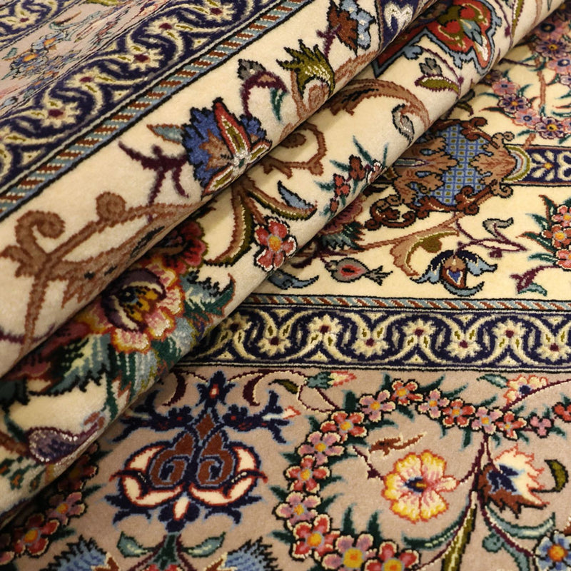 Perzisch tapijt - Isfahan - Premium - 171 x 111 cm - donker beige