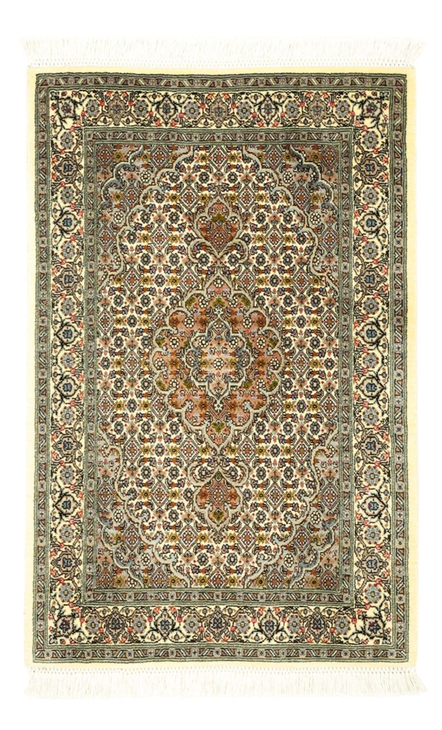 Perzisch tapijt - Tabriz - Royal - 92 x 59 cm - donker beige