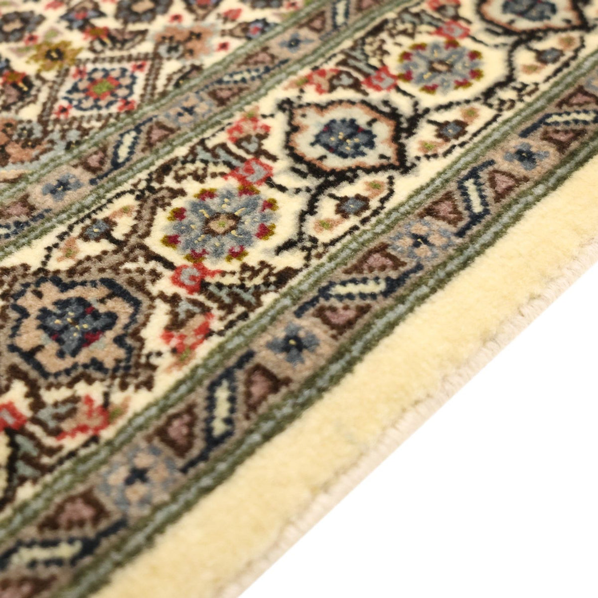 Perzisch tapijt - Tabriz - Royal - 92 x 59 cm - donker beige