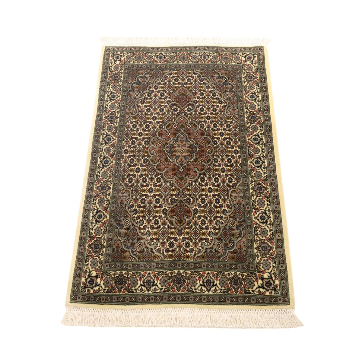 Perzisch tapijt - Tabriz - Royal - 92 x 59 cm - donker beige