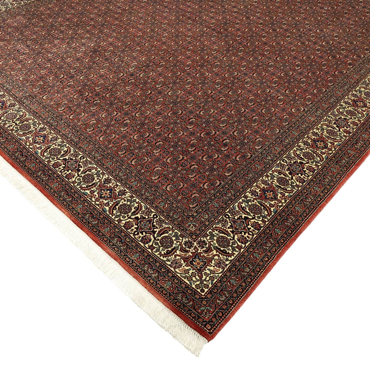 Perzisch tapijt - Bijar - Koninklijke - 350 x 256 cm - donkerrood