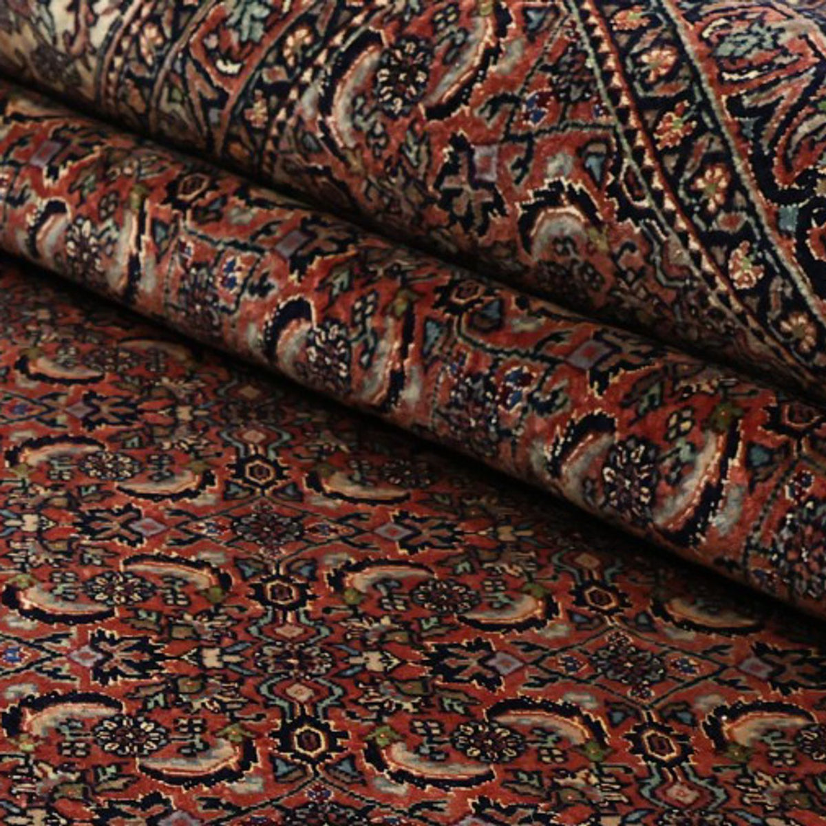 Perzisch tapijt - Bijar - Koninklijke - 350 x 256 cm - donkerrood