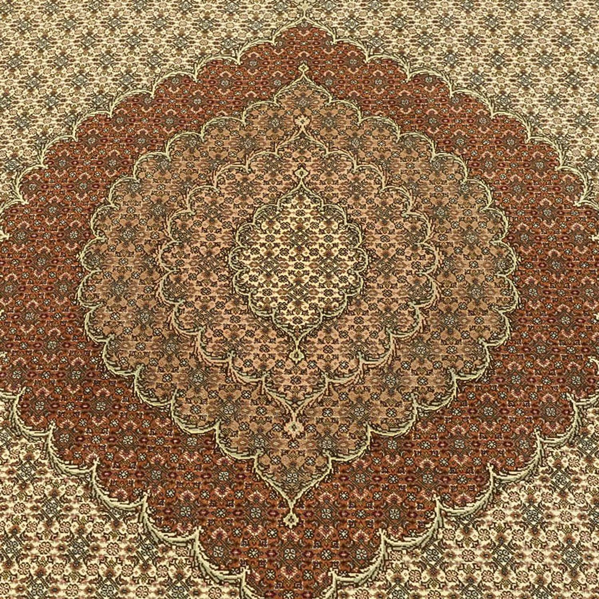 Perzisch tapijt - Tabriz - Royal - Koninklijke - 350 x 251 cm - zand