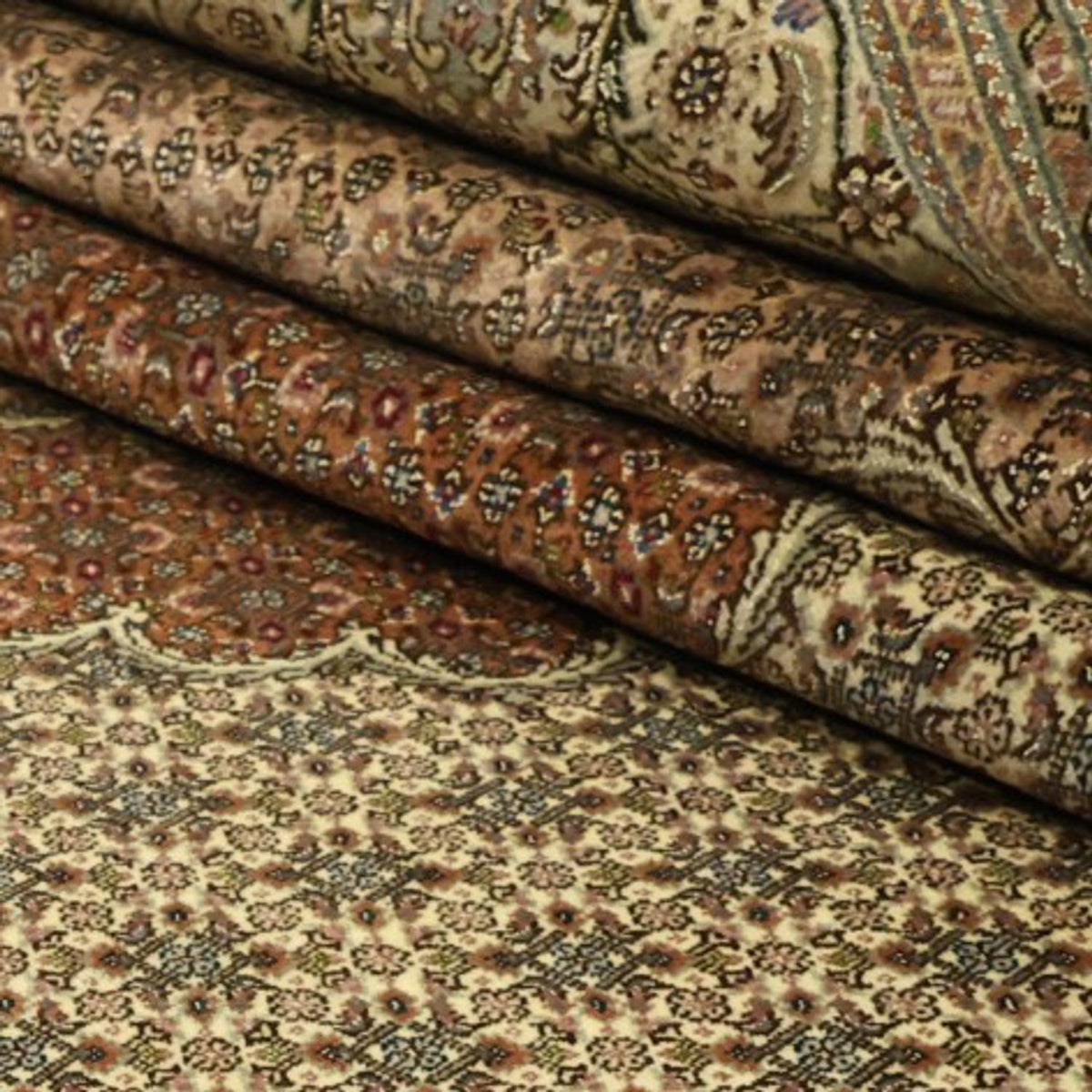 Perzisch tapijt - Tabriz - Royal - Koninklijke - 350 x 251 cm - zand