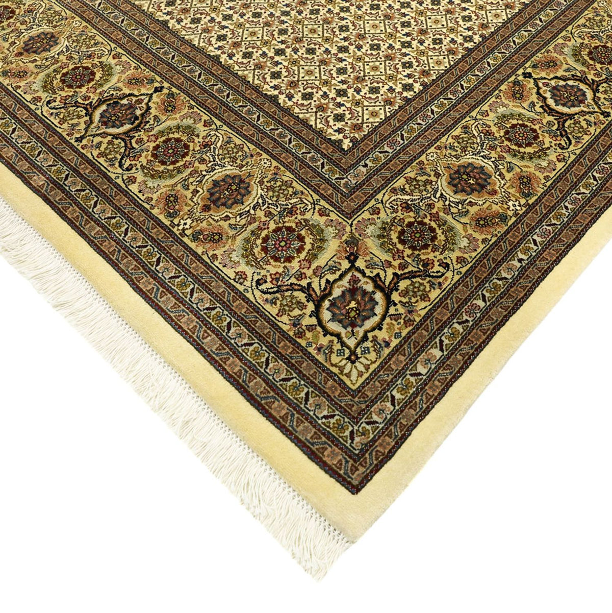 Perzisch tapijt - Tabriz - Royal - Koninklijke - 289 x 200 cm - donker beige