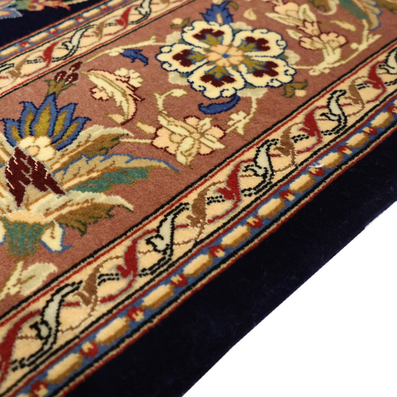 Perzisch tapijt - Isfahan - Premium - 151 x 101 cm - donkerblauw