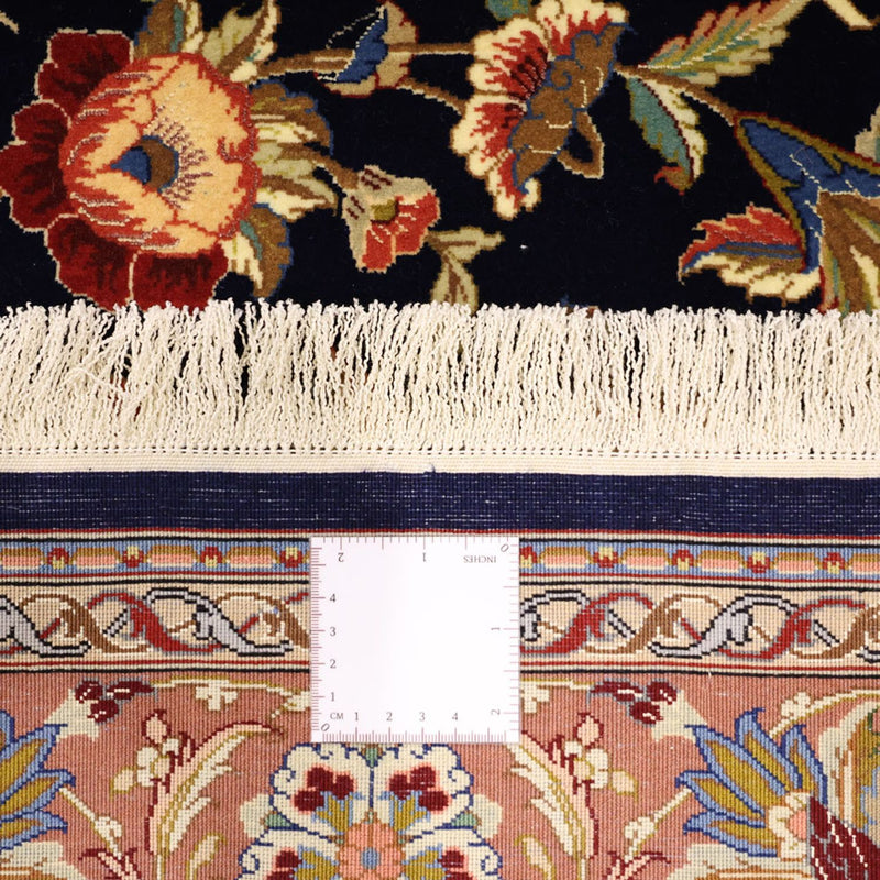 Perzisch tapijt - Isfahan - Premium - 151 x 101 cm - donkerblauw