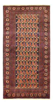 Loper Baluch tapijt - 190 x 98 cm - donkerrood