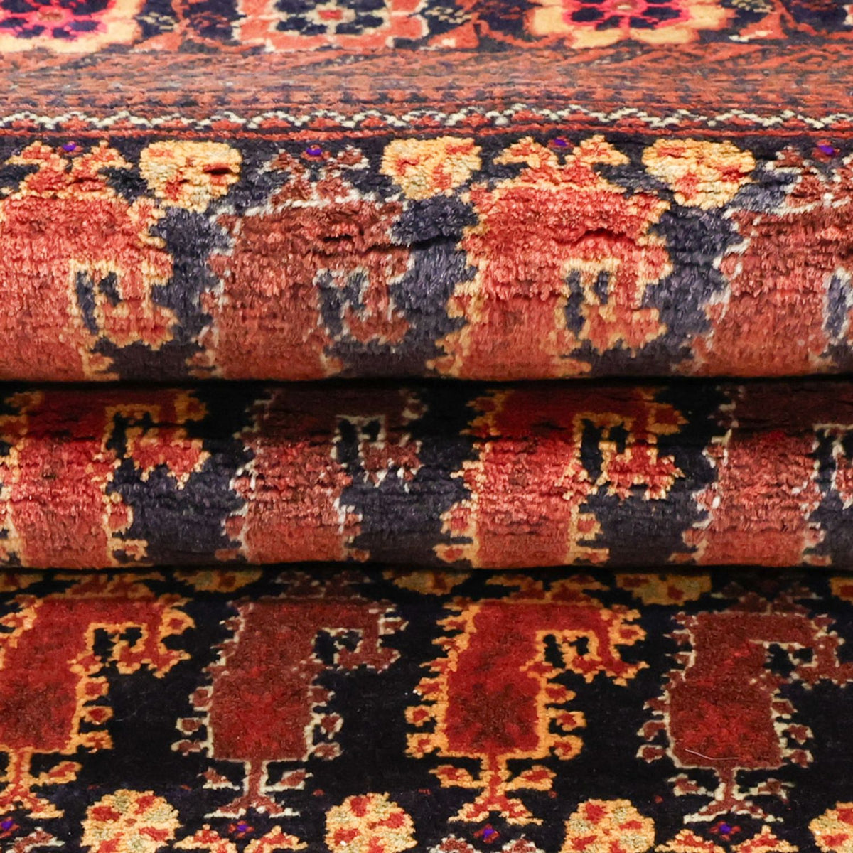 Loper Baluch tapijt - 190 x 98 cm - donkerrood