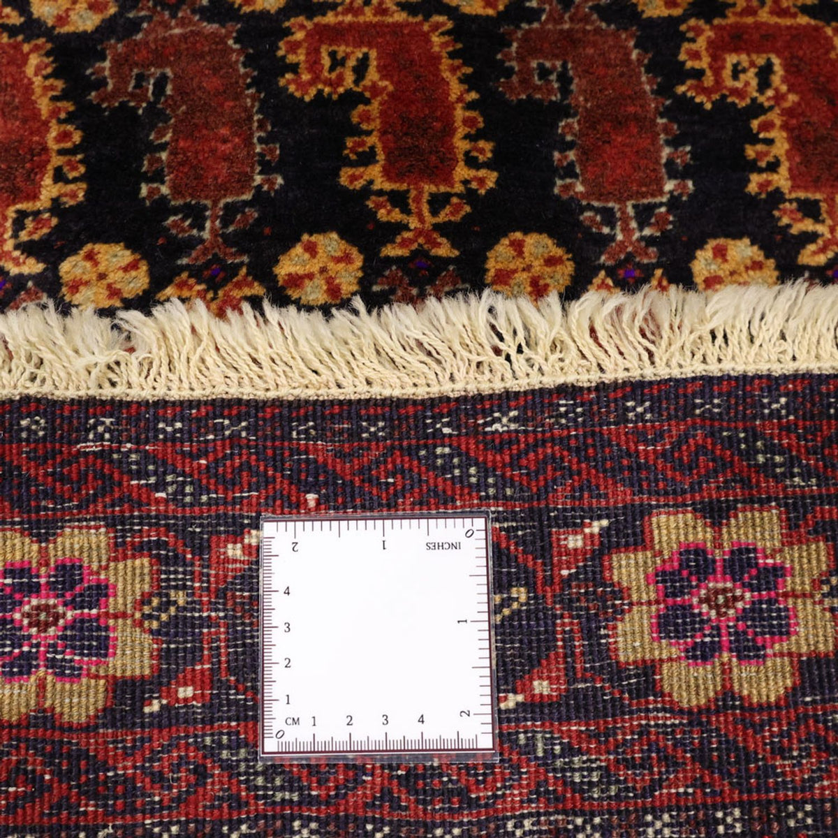 Loper Baluch tapijt - 190 x 98 cm - donkerrood