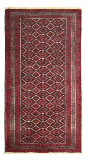 Loper Baluch tapijt - 190 x 103 cm - donkerrood