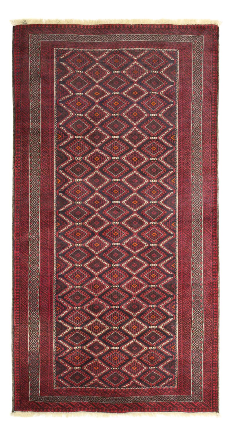 Loper Baluch tapijt - 190 x 103 cm - donkerrood