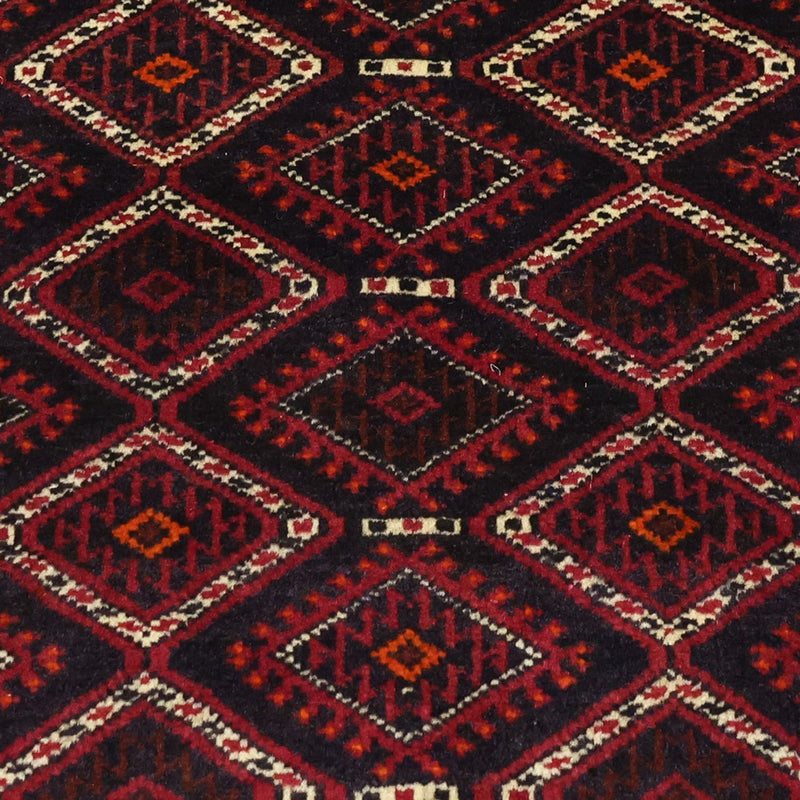 Loper Baluch tapijt - 190 x 103 cm - donkerrood