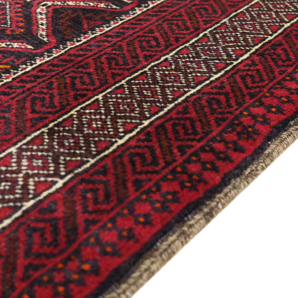 Loper Baluch tapijt - 190 x 103 cm - donkerrood