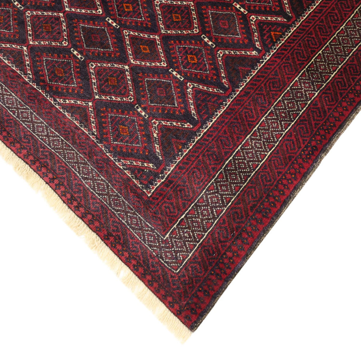 Loper Baluch tapijt - 190 x 103 cm - donkerrood