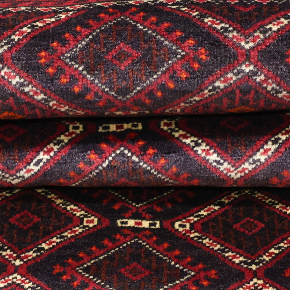 Loper Baluch tapijt - 190 x 103 cm - donkerrood