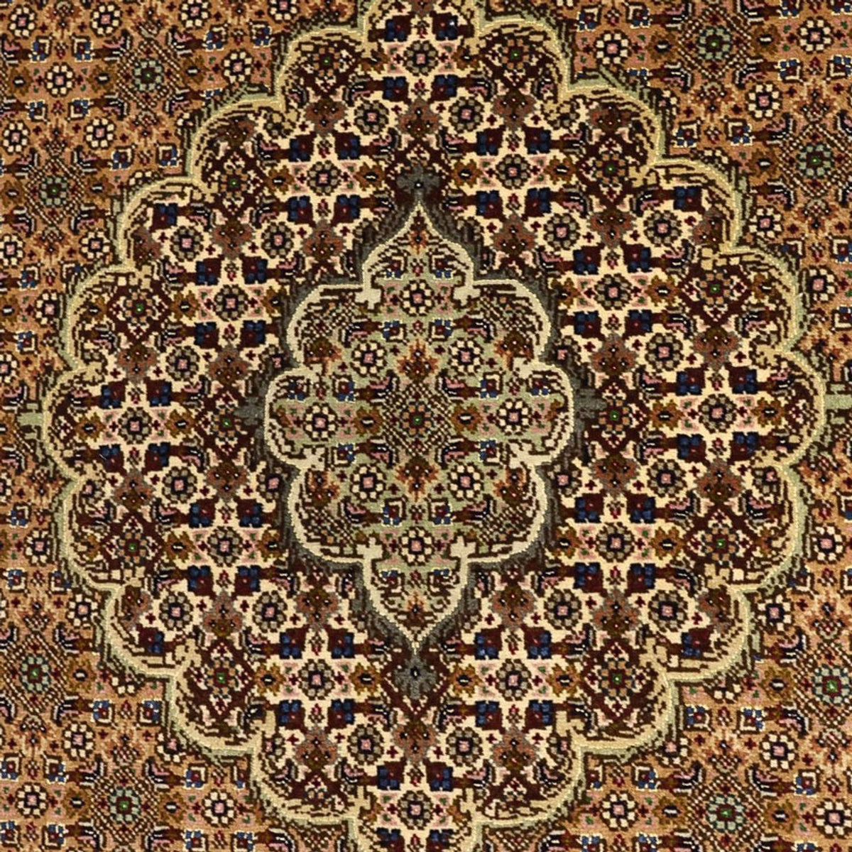 Perzisch tapijt - Tabriz - Royal - Koninklijke - 150 x 102 cm - zand