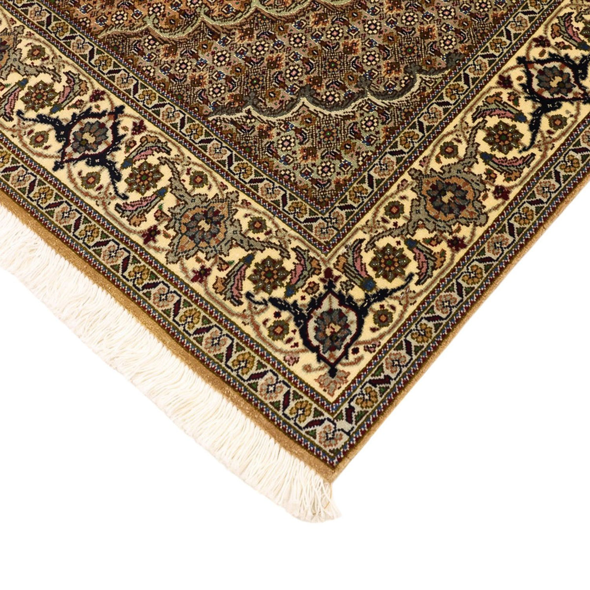 Perzisch tapijt - Tabriz - Royal - Koninklijke - 150 x 102 cm - zand
