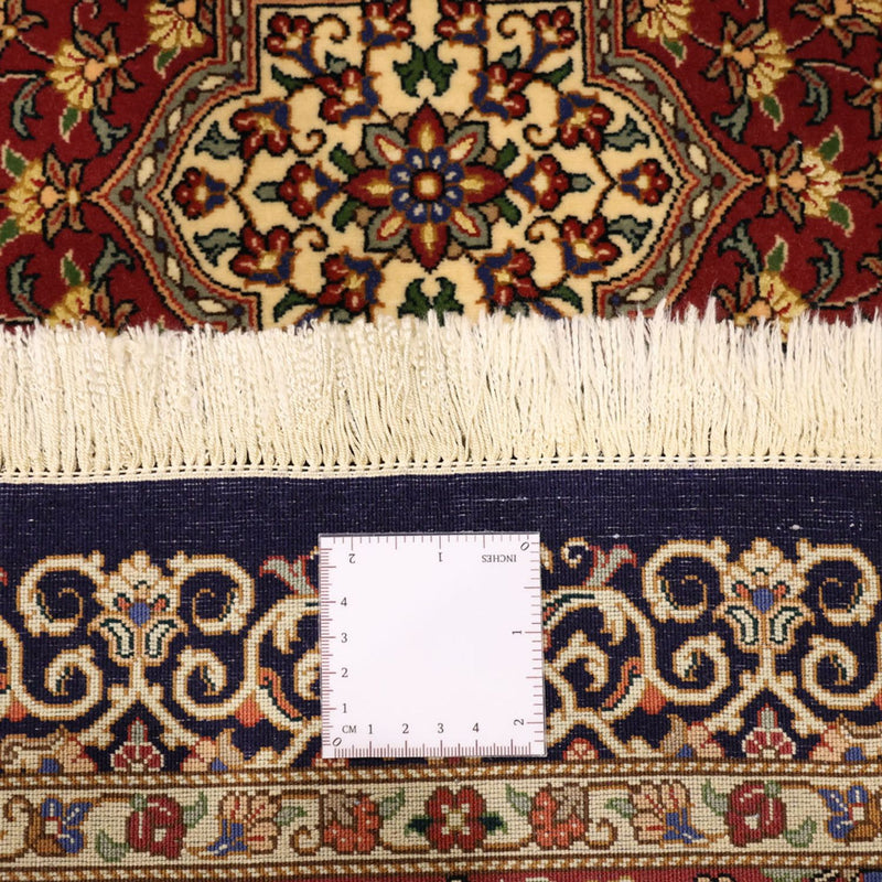 Perzisch tapijt - Ghom - 154 x 100 cm - donker beige