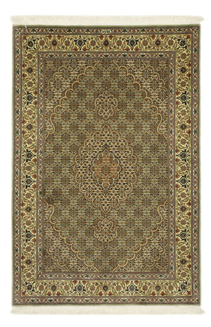 Perzisch tapijt - Tabriz - Royal - 151 x 100 cm - olijfgroen