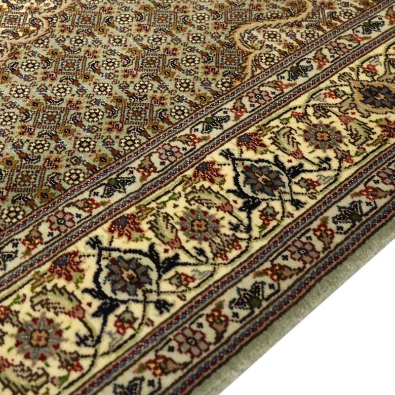 Perzisch tapijt - Tabriz - Royal - 151 x 100 cm - olijfgroen