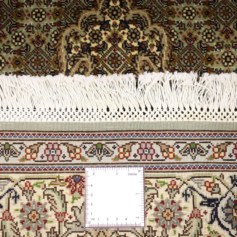 Perzisch tapijt - Tabriz - Royal - 151 x 100 cm - olijfgroen