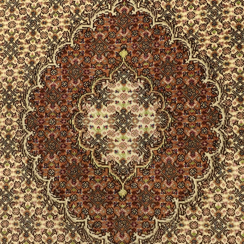 Perzisch tapijt - Tabriz - Royal - 152 x 103 cm - olijfgroen