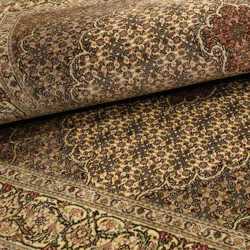 Perzisch tapijt - Tabriz - Royal - 152 x 103 cm - olijfgroen