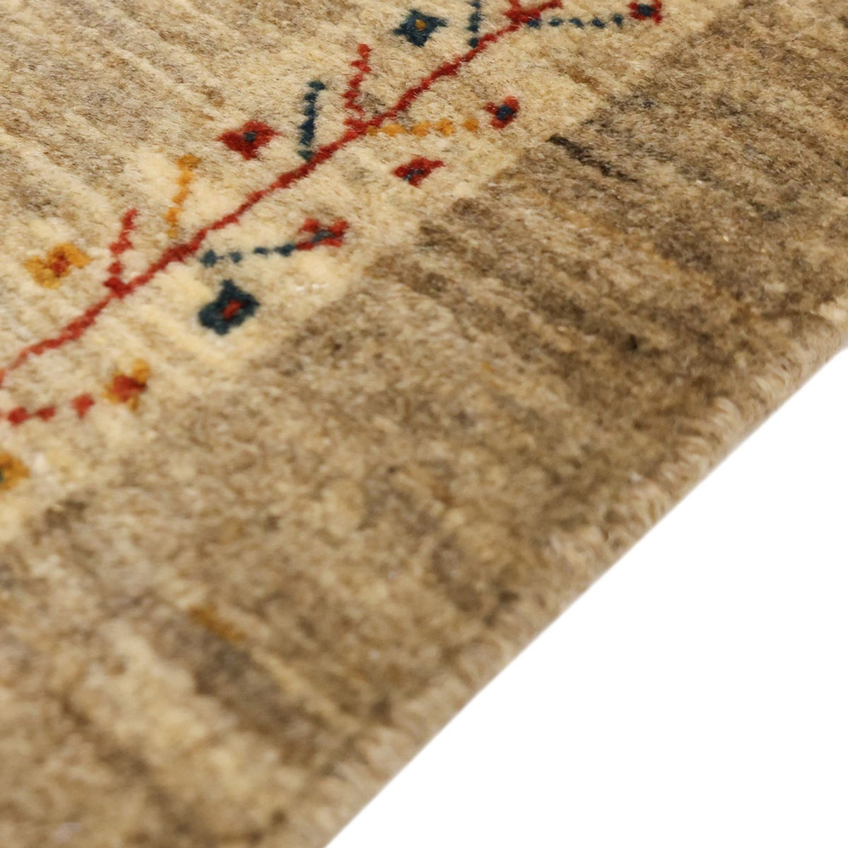 Gabbeh Tapijt - Kashkuli Perzisch - 125 x 82 cm - beige