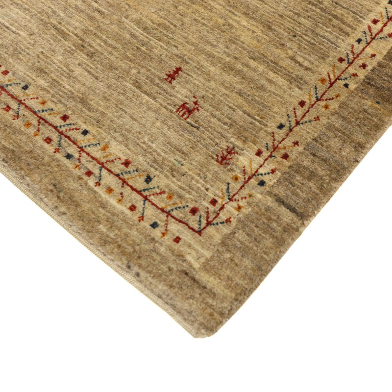 Gabbeh Tapijt - Kashkuli Perzisch - 125 x 82 cm - beige