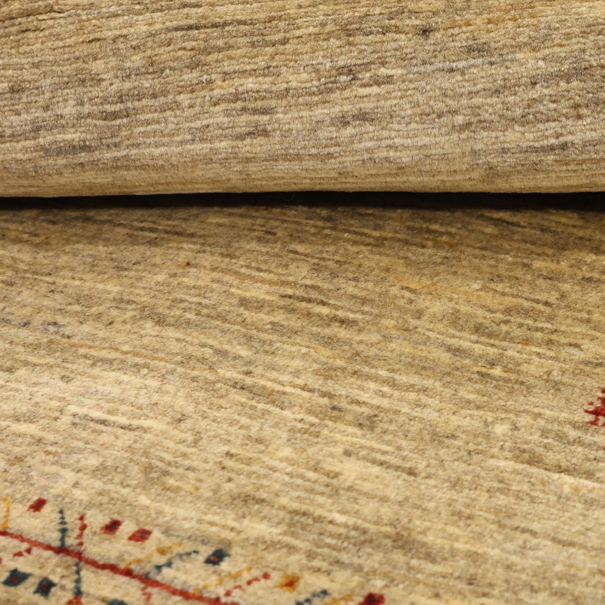 Gabbeh Tapijt - Kashkuli Perzisch - 125 x 82 cm - beige