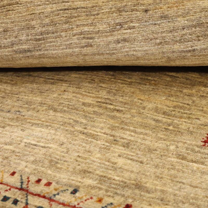 Gabbeh Tapijt - Kashkuli Perzisch - 125 x 82 cm - beige