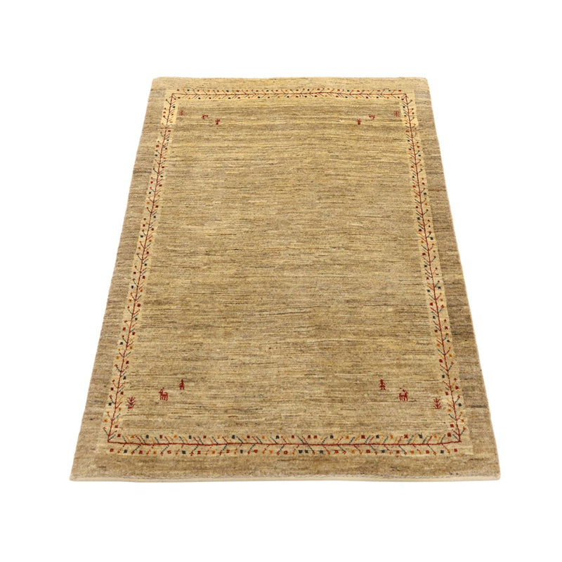 Gabbeh Tapijt - Kashkuli Perzisch - 125 x 82 cm - beige