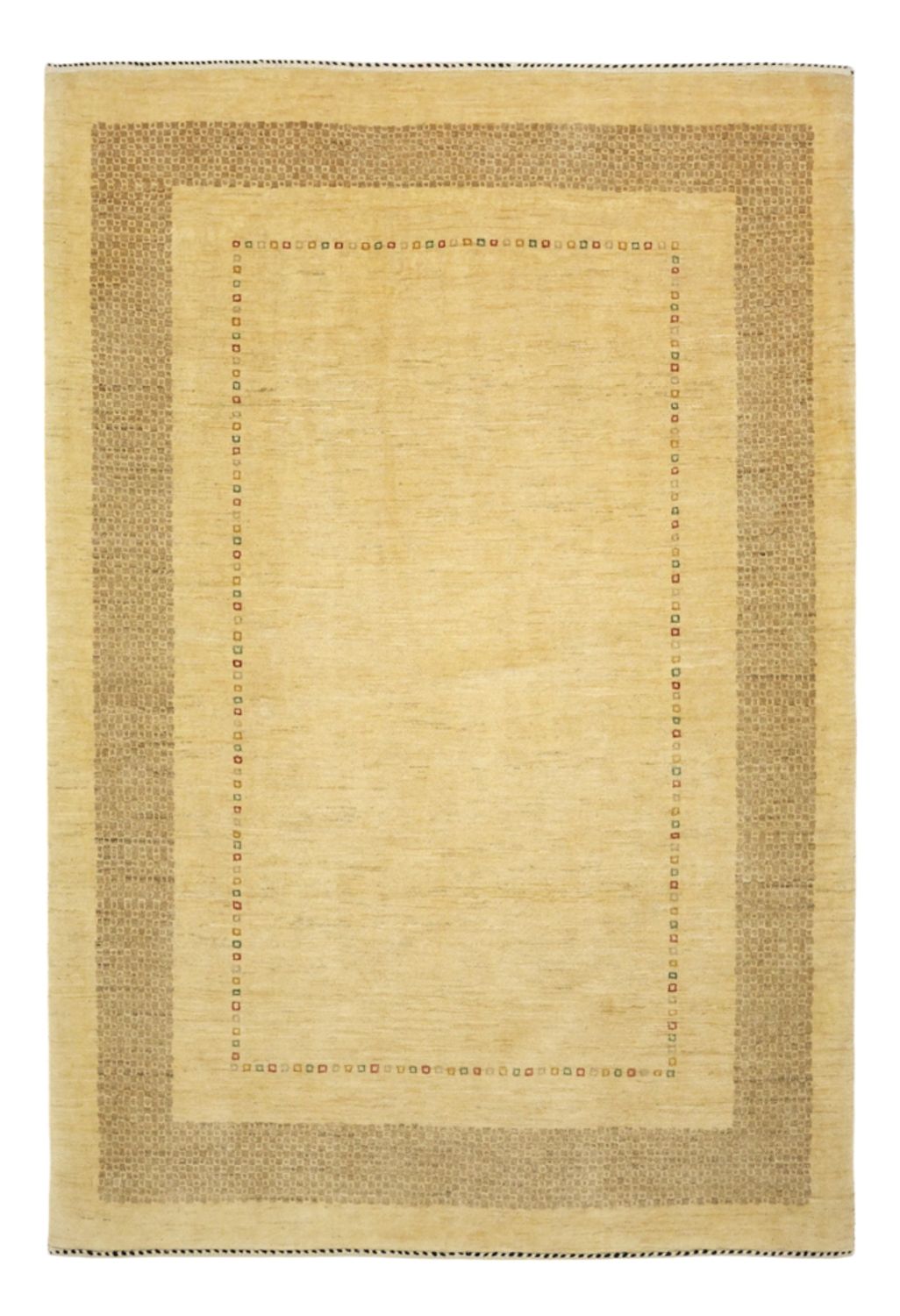 Gabbeh Tapijt - Kashkuli Perzisch - 182 x 126 cm - beige
