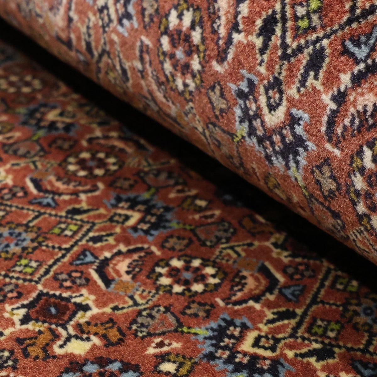 Loper Perzisch tapijt - Bijar - 293 x 88 cm - terracotta