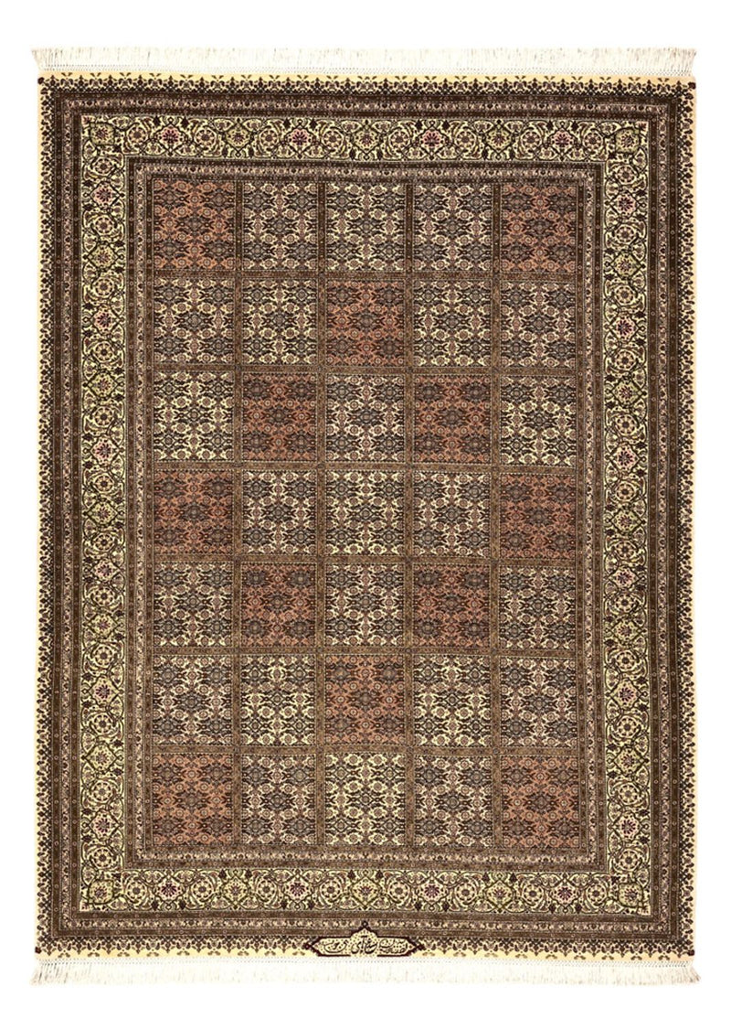 Perzisch tapijt - Tabriz - Royal - Koninklijke - 207 x 152 cm - donker beige