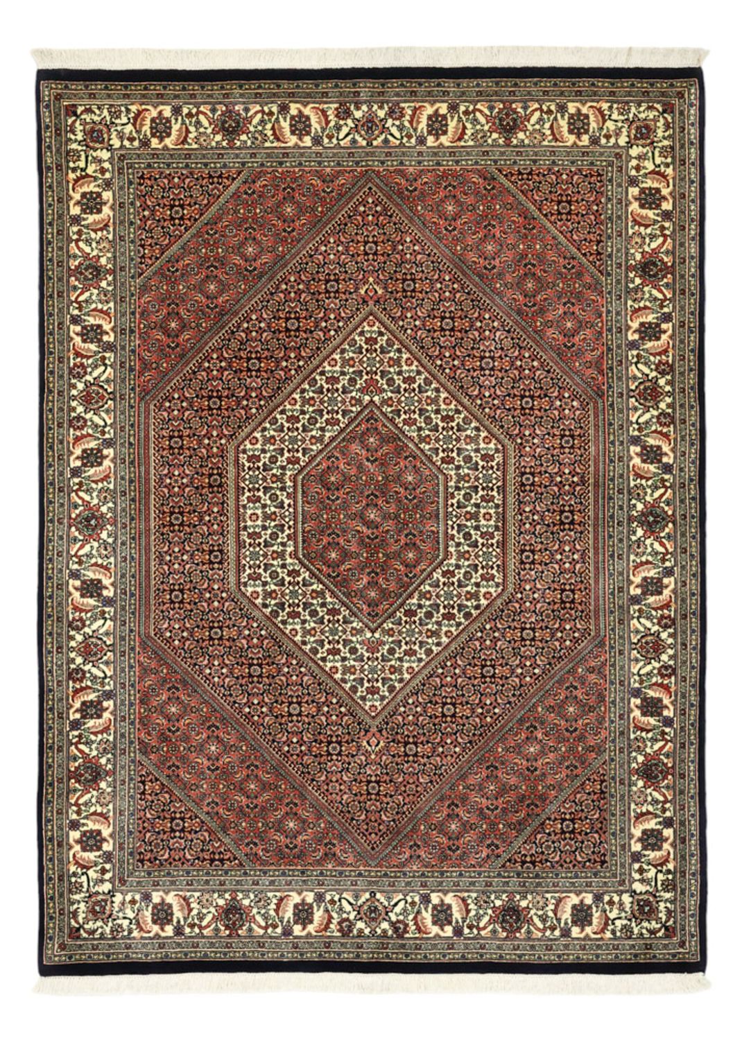 Perzisch tapijt - Bijar - Koninklijke - 203 x 151 cm - donker beige
