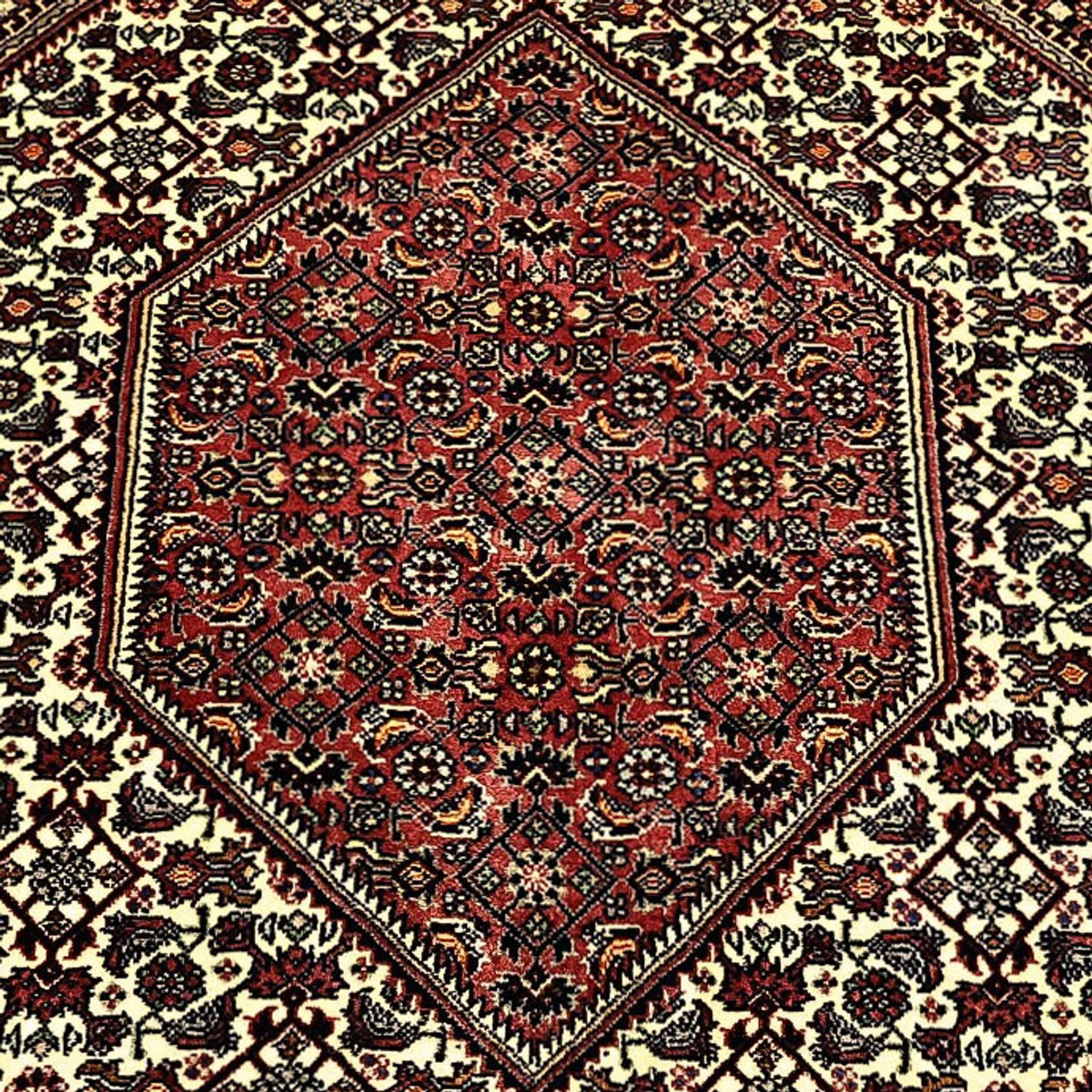 Perzisch tapijt - Bijar - Koninklijke - 203 x 151 cm - donker beige