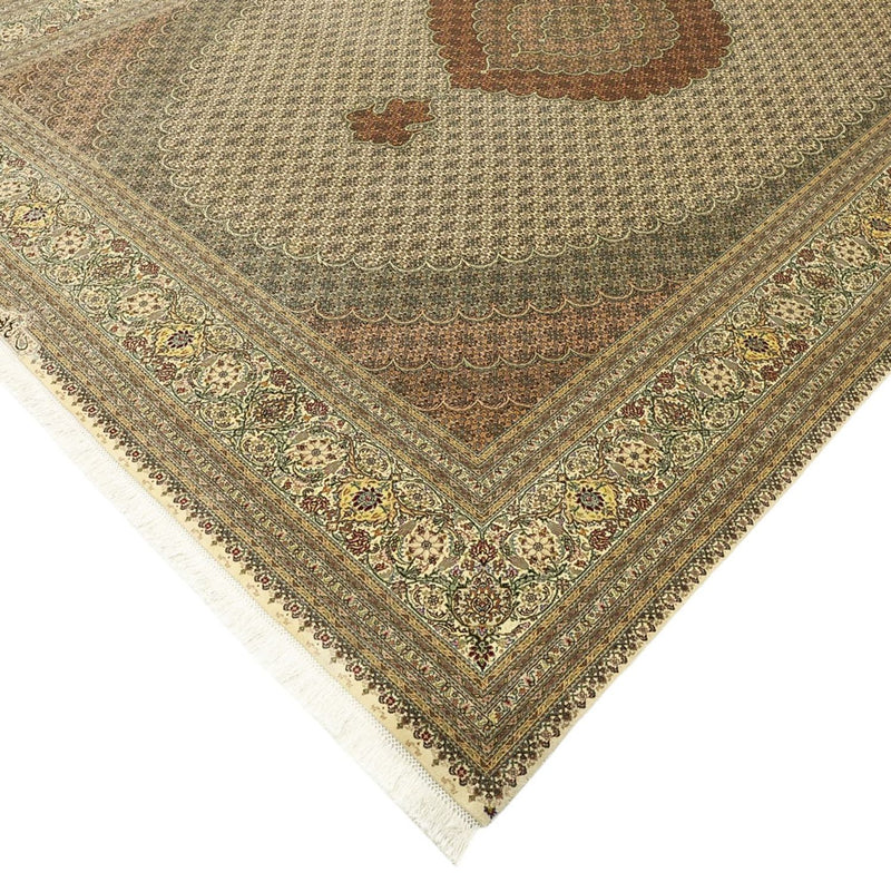 Perzisch tapijt - Tabriz - Royal - Koninklijke - 348 x 248 cm - licht beige