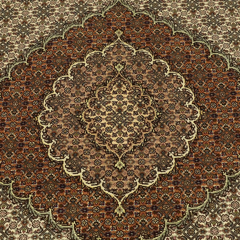 Perzisch tapijt - Tabriz - Royal - Koninklijke - 197 x 154 cm - donker beige