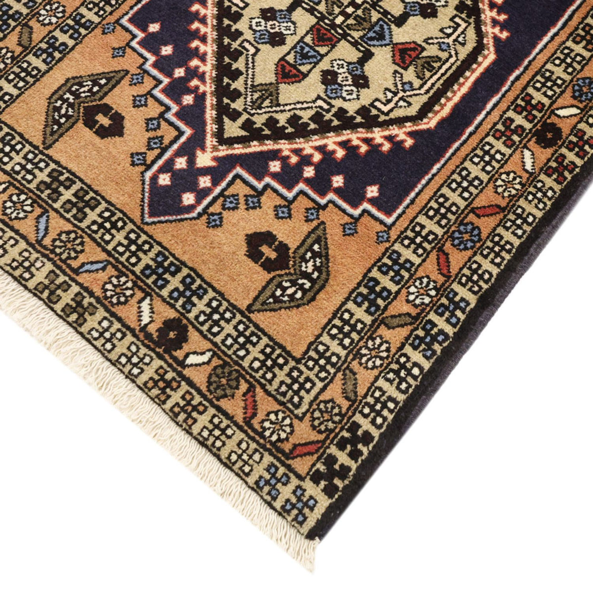 Loper Perzisch Tapijt - Nomadisch - 300 x 70 cm - donker beige